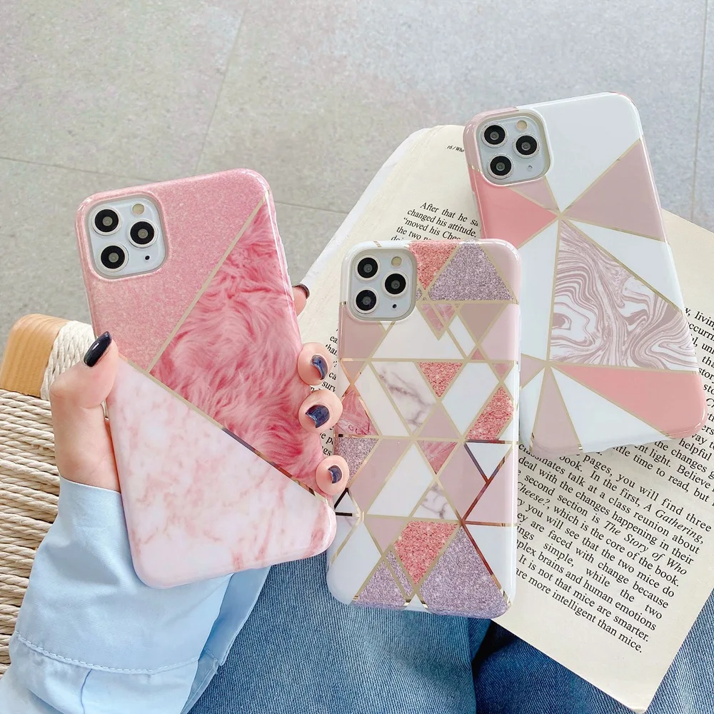 Подходит для 11Pro чехол телефона покрытие сплайсинга мрамор XSMAX мобильный телефон