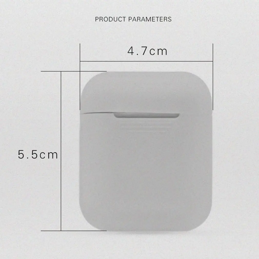 Мягкий силиконовый чехол s для Airpods противоударный Smart ультра тонкий защитный Air