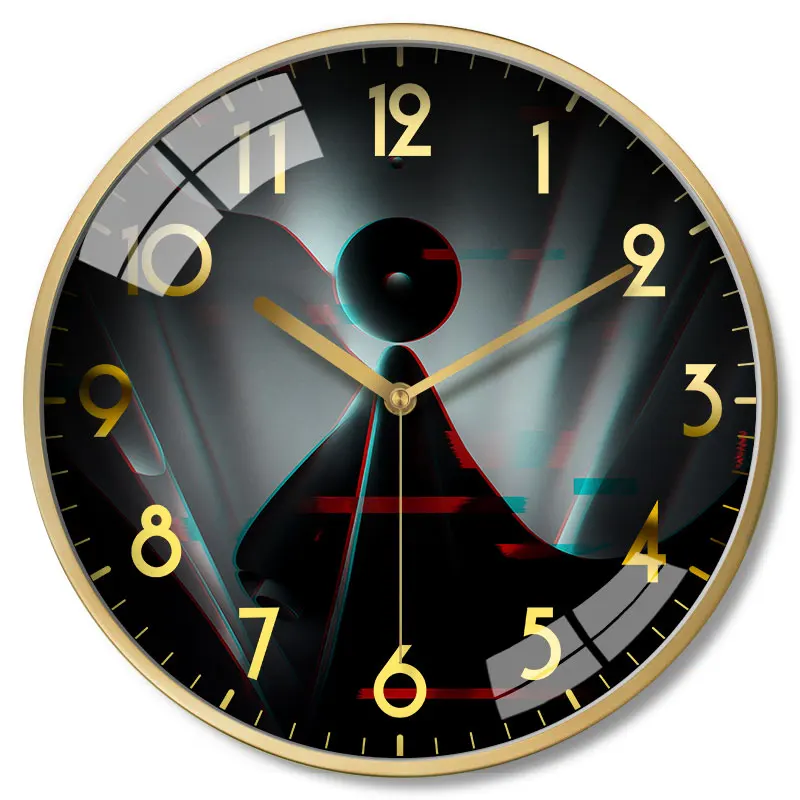 Большие настенные часы домашний декор металлические для гостиной домашняя