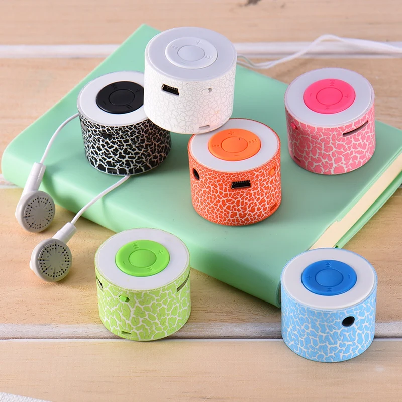 Портативный мини стерео динамик маленький громкий микрофон TF SD карта U-диск MP3