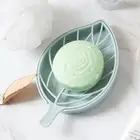 Креативная Коробка для мыла с листьями, домашняя портативная кухонная Коробка для мыла, держатель дренаж для мыла, чехол, двухслойная стойка для ванной комнаты