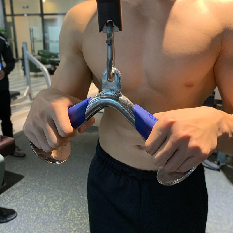 Резиновые ручки для гантелей тянущиеся захваты гребли бара бицепса защиты