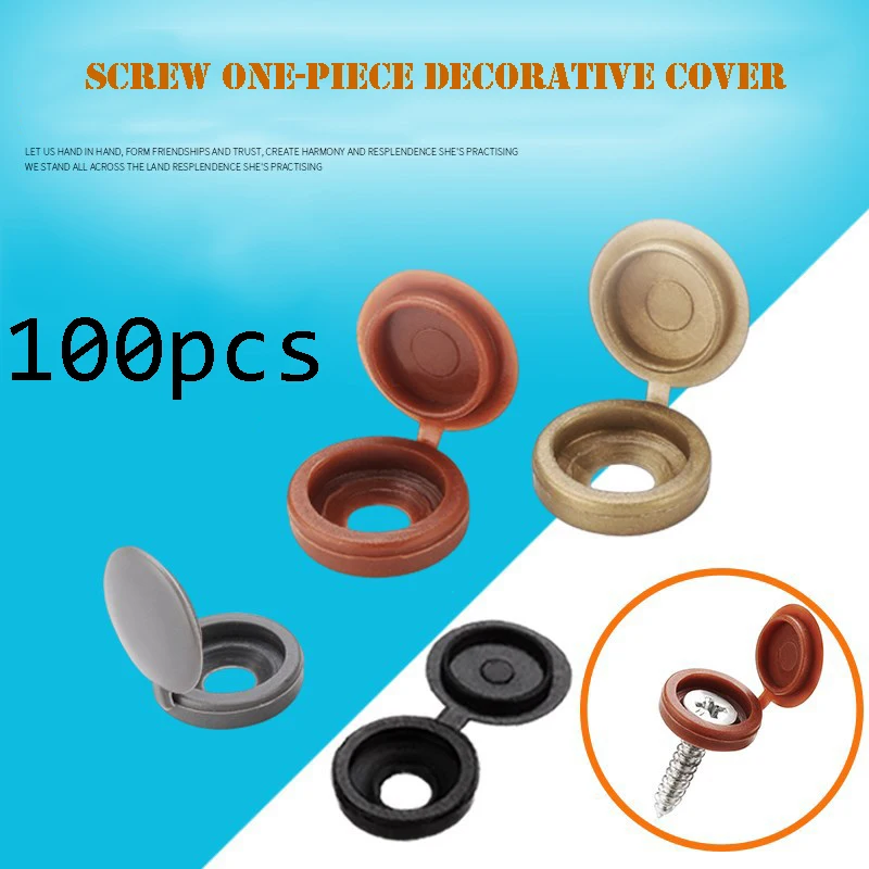 100 шт. пластиковые болты на шарнирах для мебели|Винты| |