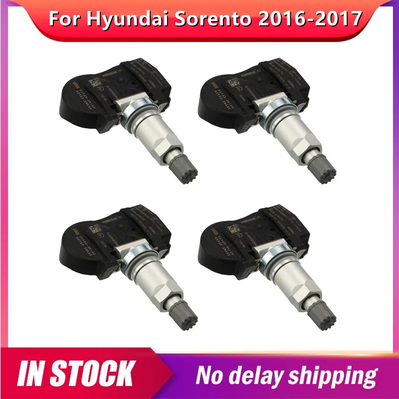 

Car Tire Pressure Monitoring Sensor TPMS 433MHz For Sorento 2016-2017 Hyundai Accent Genesis 2015-2017 OE52933-3N100 52933-2M650