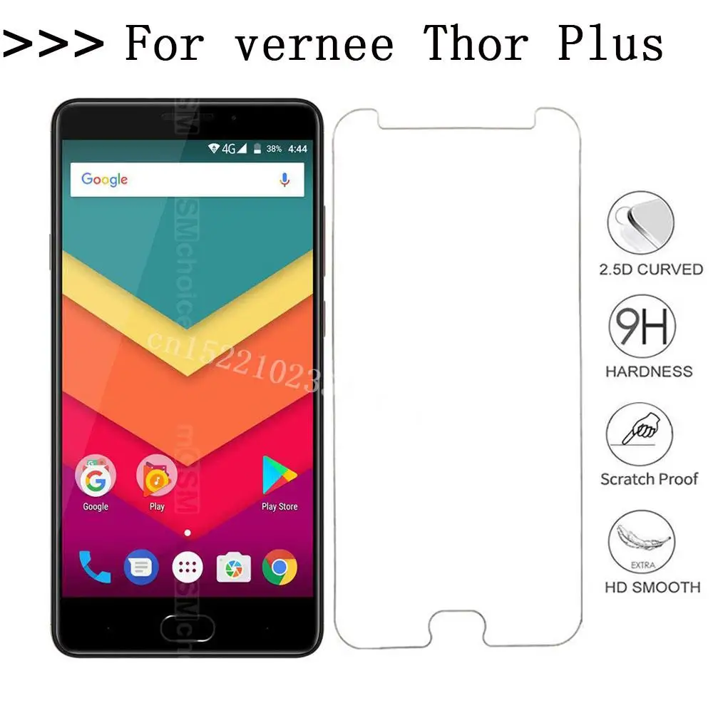 For Vernee Thor E Tempered Glass THOR Front Protective Screen Protector Transparent Film plus | Мобильные телефоны и