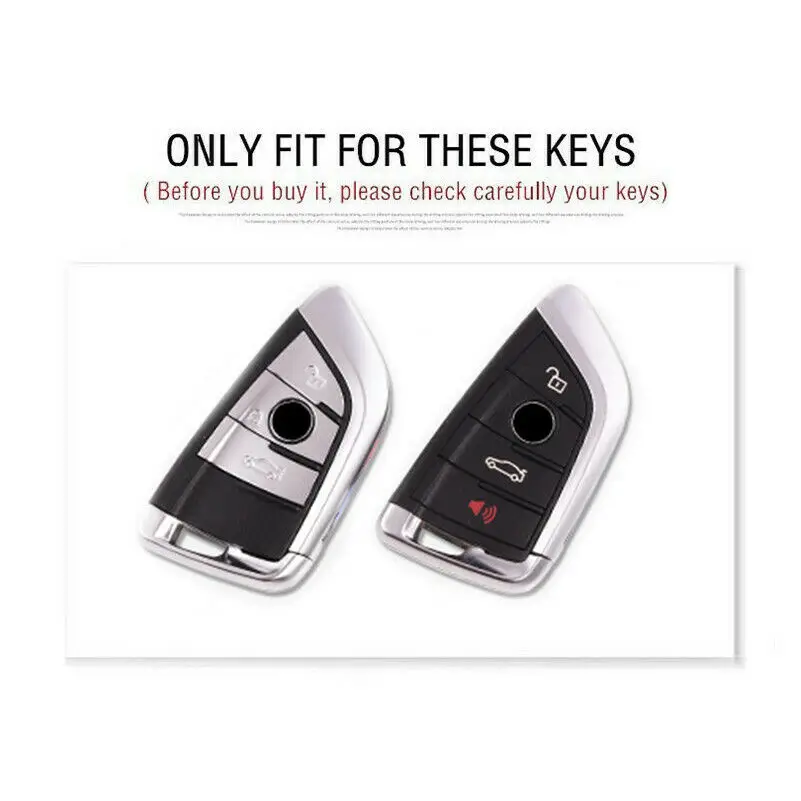 Кожаный чехол для автомобильных ключей из углеродного волокна /// M BMW 2 серии New X5 X6