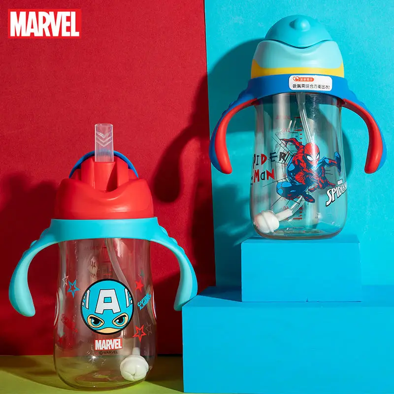 

Непротекающая чашка Disney Baby PPSU Sippy, детский противоударный термос с ручкой, двухфункциональный детский термос