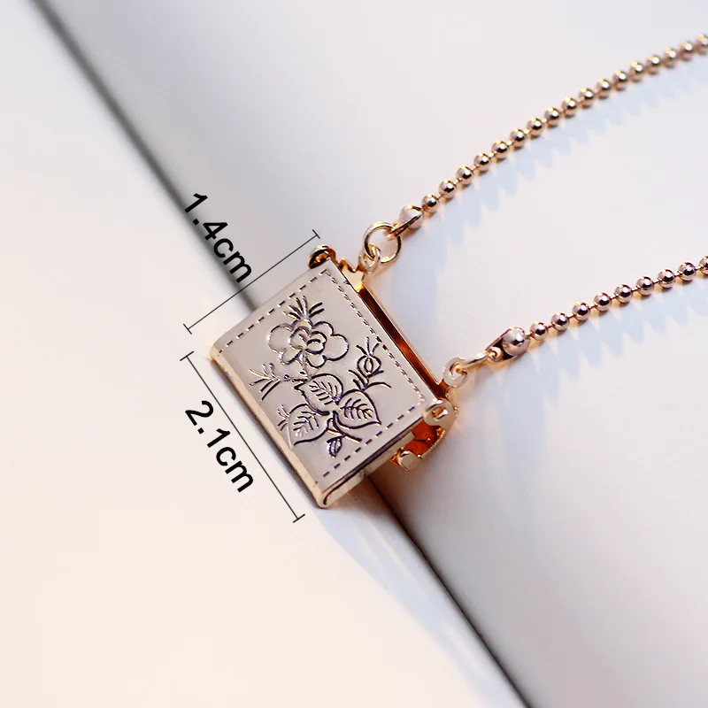 Плавающий медальон с фотопамятью резной цветочный узор кулон золотого и