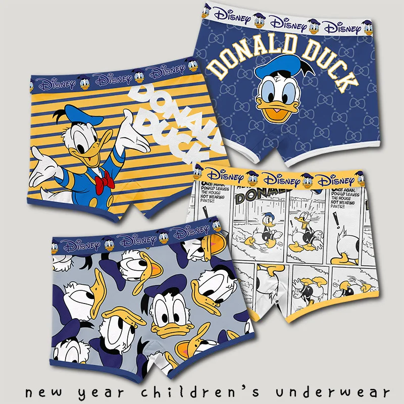 

Disney Baby Boys Panties Underwear Cartoon Mickey Minnie Kids Panties Boxer Briefs High Quality Children's Shorts Panties Gifts