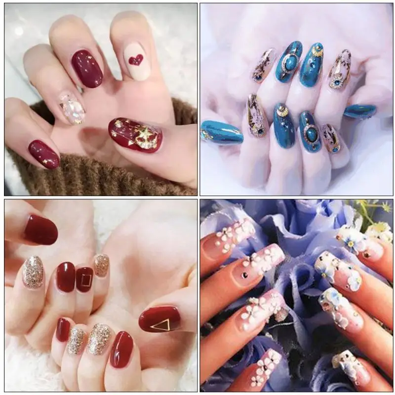 

Nail Extension Kit DIY Gift Manicure Tool Dual Clear Full Cover Quick Building in 10 sizes ABS Acrylic Use In Nail Salon Or Home