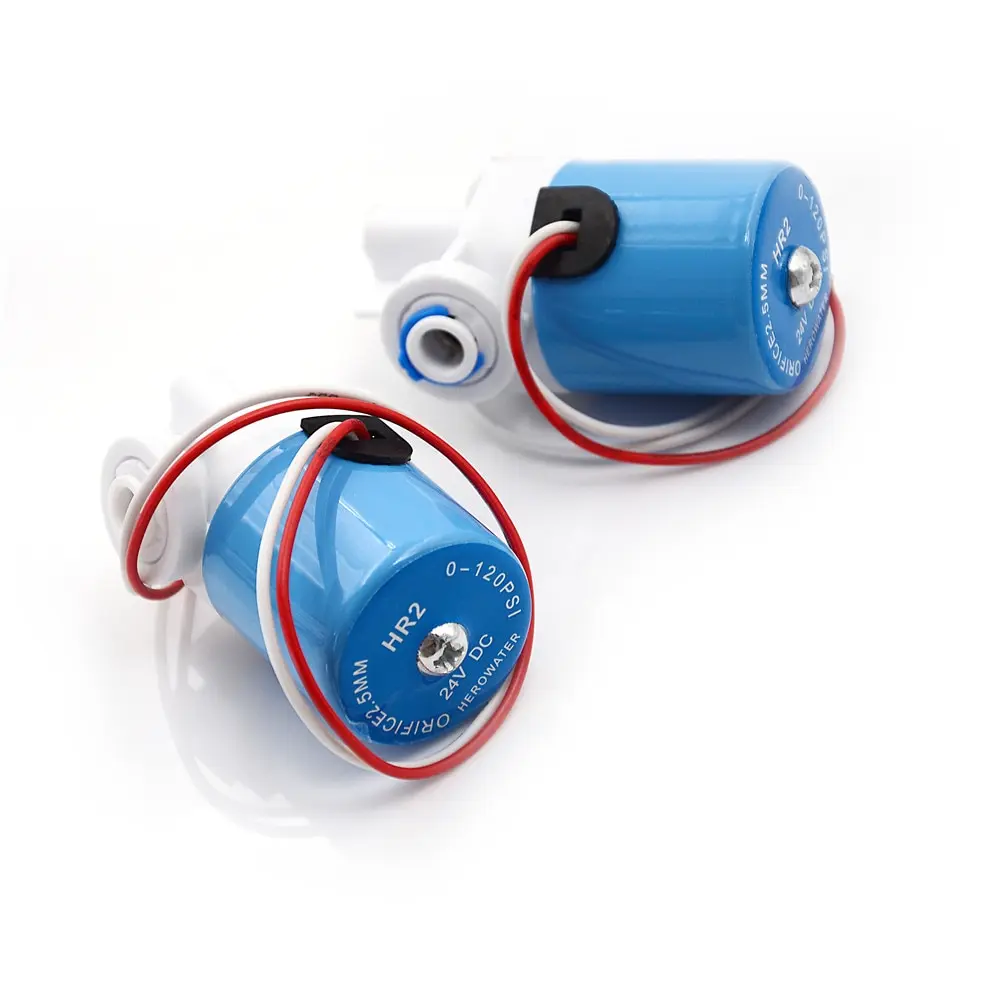 

G1/4 "Соленоидный клапан Пластик клапан нормально закрытый 2-ходовой клапан 0-120PSI 12VDC