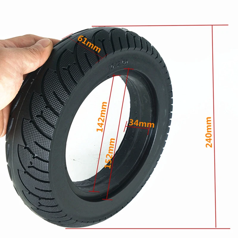 

Solid Wheel Explosion-proof Electric Bike Scooter Tyres 8 Inch Motorcycle Solid Tires Fits Electric Scooter