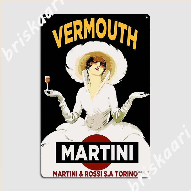 

Vintage Martini Metal Sign Plaques Funny Pub Garage Club Home Tin Sign Posters