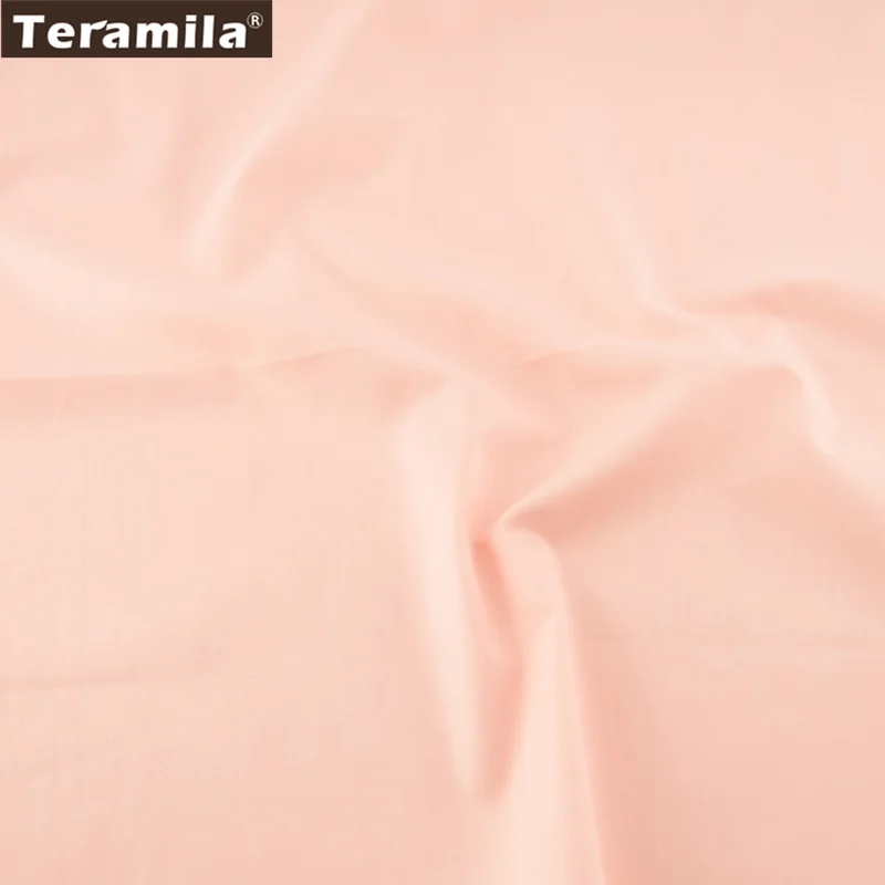 Teramila Cotton Fabrics New 100% Tissue Solid Light Orange Patterns Bedding Patchwork Decoration High Quality Fabric Textile | Дом и сад