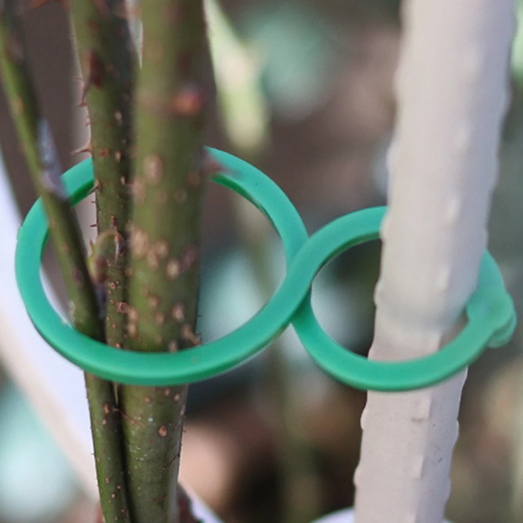 

120PCS Plant Support Clip 8-Shape Plastic Garden Support Clip Garden Vine Clip