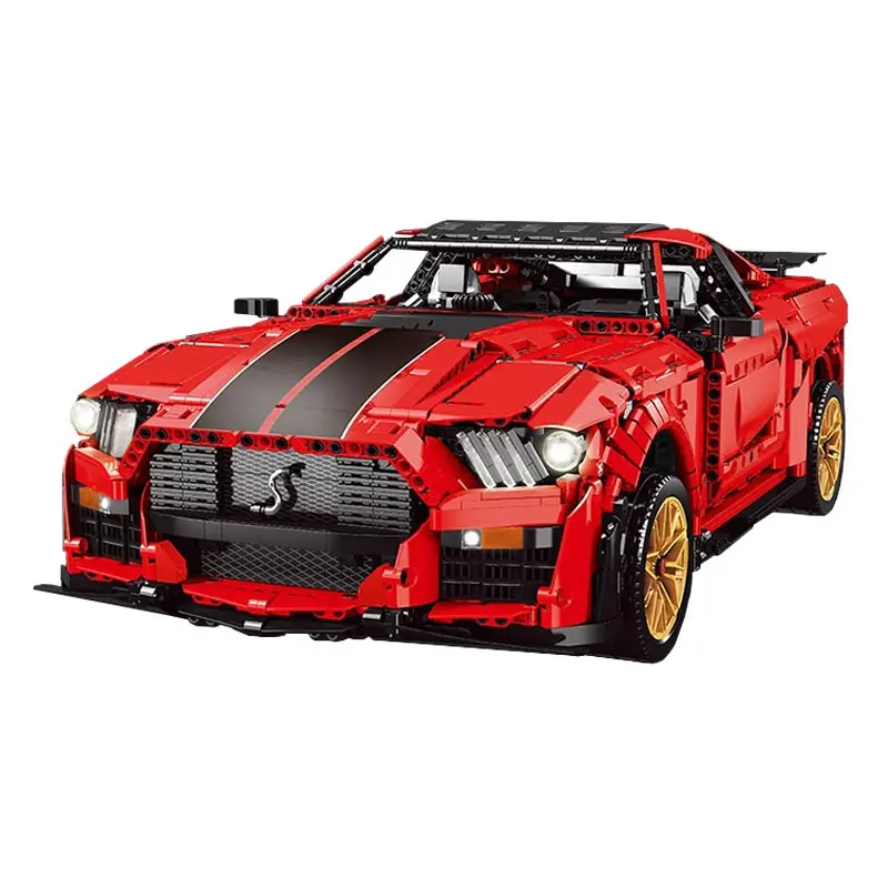 

Конструктор красный, 3386 шт., Суперскоростной спортивный гоночный автомобиль, быстрый автомобиль, технический кубики, набор MOC, подарки, игру...