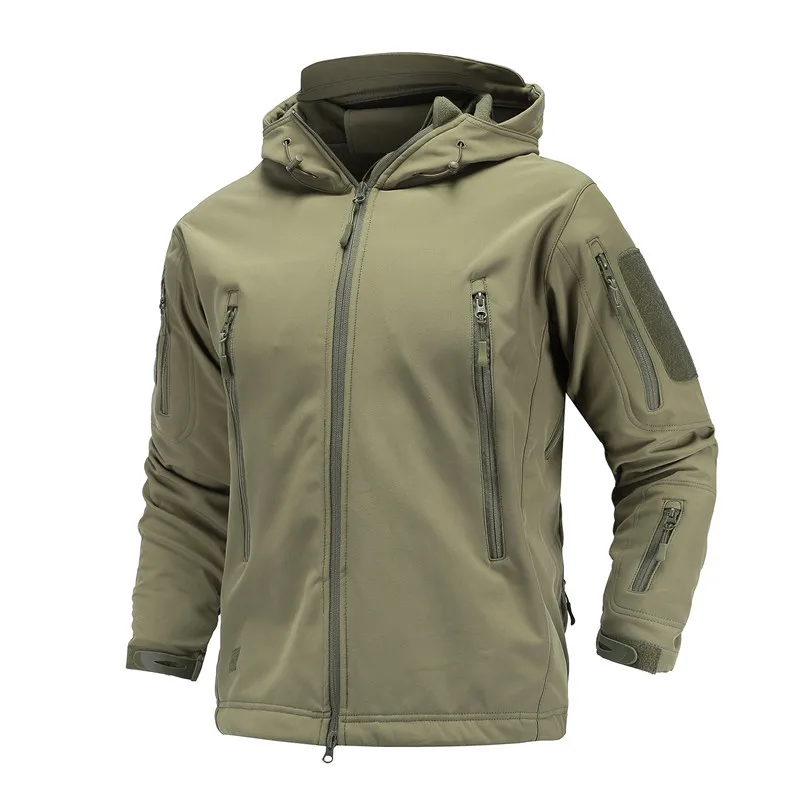 4XL походные куртки акулья кожа мягкая оболочка Военная Тактическая уличная