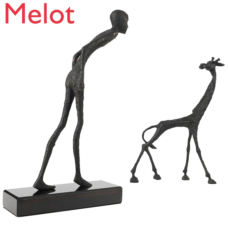 

Современная модель ручной работы, настольный книжный шкаф, мягкая металлическая фигурка, скульптура для дома, гостиной, настольного стола, украшения для винного шкафа