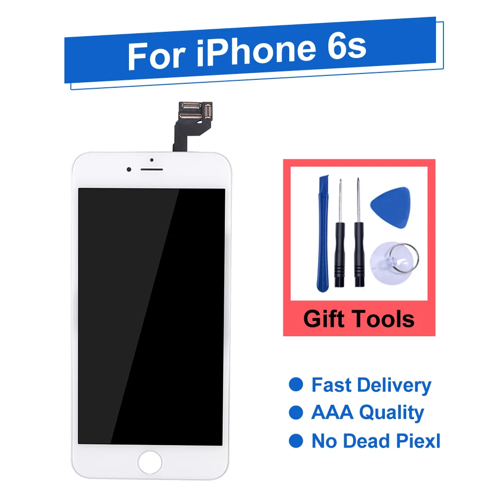

LCD 10 PCS/LOT Full Assembly Display Digitizer for iPhone 6s AAA Quality LCD Touch Screen for iPhone 6s Screen Replacement