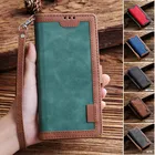 Кожаный флип-чехол Splice для телефона Huawei P40 Pro, P30 Lite, P Smart 2020, Y7, Y6, Y5 2019, ретро-чехол с подставкой и отделениями для карт