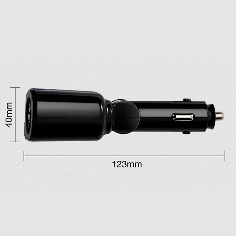 Автомобильный разветвитель с двумя USB-портами для прикуривателя 12 В мобильный