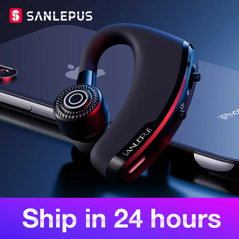 SANLEPUS Bluetooth наушники беспроводные наушники гарнитура вкладыши с HD микрофоном для телефона iPhone samsung xiaomi