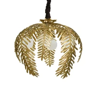brass palm tree chandelier pendant lighting palm beach desert hanging ceiling lamp with glass ball for living room dining room