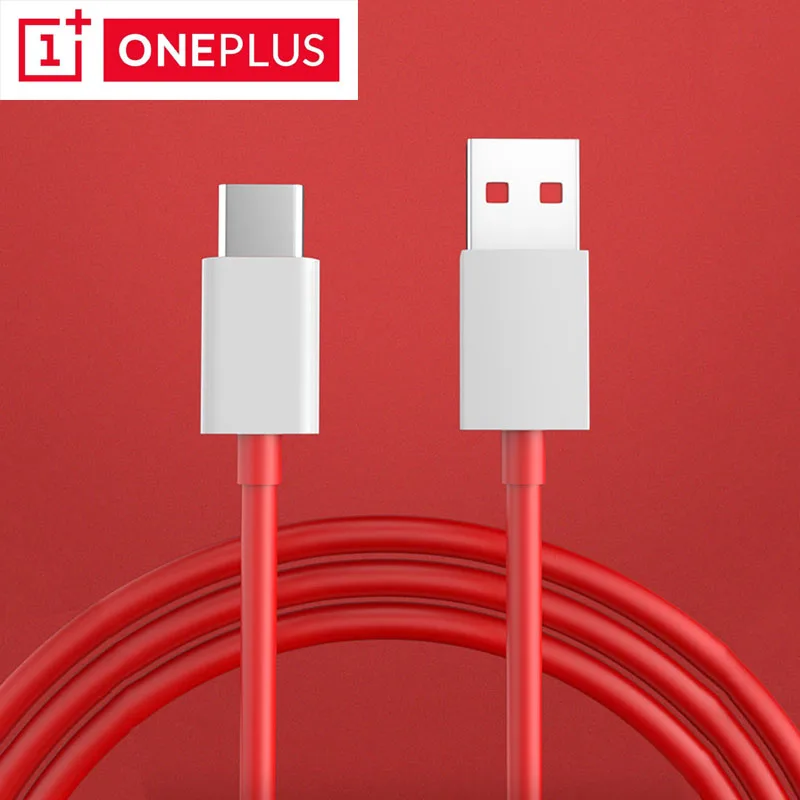 Оригинальный зарядный кабель Oneplus 7T Pro 6A быстросъемный USB типа C A plus 7 7t 6 6t 5 5t 3 t 100