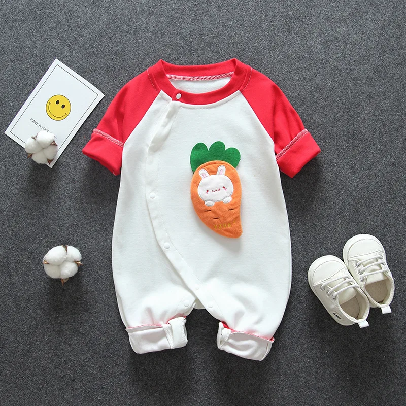 Осенне-зимняя тонкая одежда для малышей комбинезон с длинными рукавами и вырезом