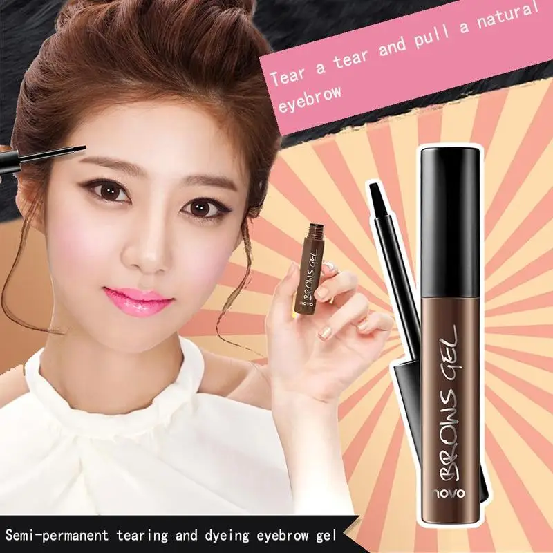 3 цвета длительное Отшелушивание бровей оттенок гель усилитель