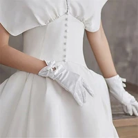 2020 elegant bridal gloves ivory wedding accessories free shipping