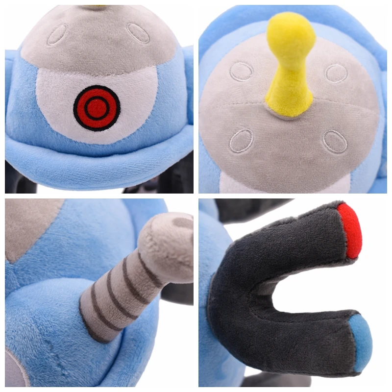 

24cm Magnezone Soft Plush Toy Dolls New Arrival Cute Blue Magnemite PP Cotton Peluche Animals Toys Children Free Shipping