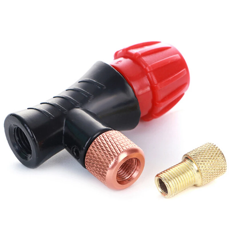 Ручной мини насос головной велосипед для СО2 бутылки Schrader Presta клапан быстрая