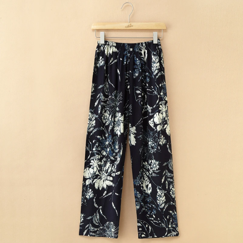 Домашние брюки женская одежда на весну и лето Одежда для мам тонкие хлопковые