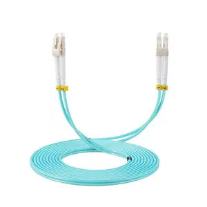 10pcslot lc lc multi mode om3 fiber cable multimode duplex fiber optical jumper patch cord free global shipping