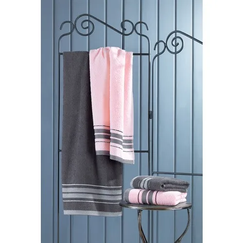 

Cozy Home Cotton Bathroom Bath Towel Set 4'l Lowly Anthracite Powder