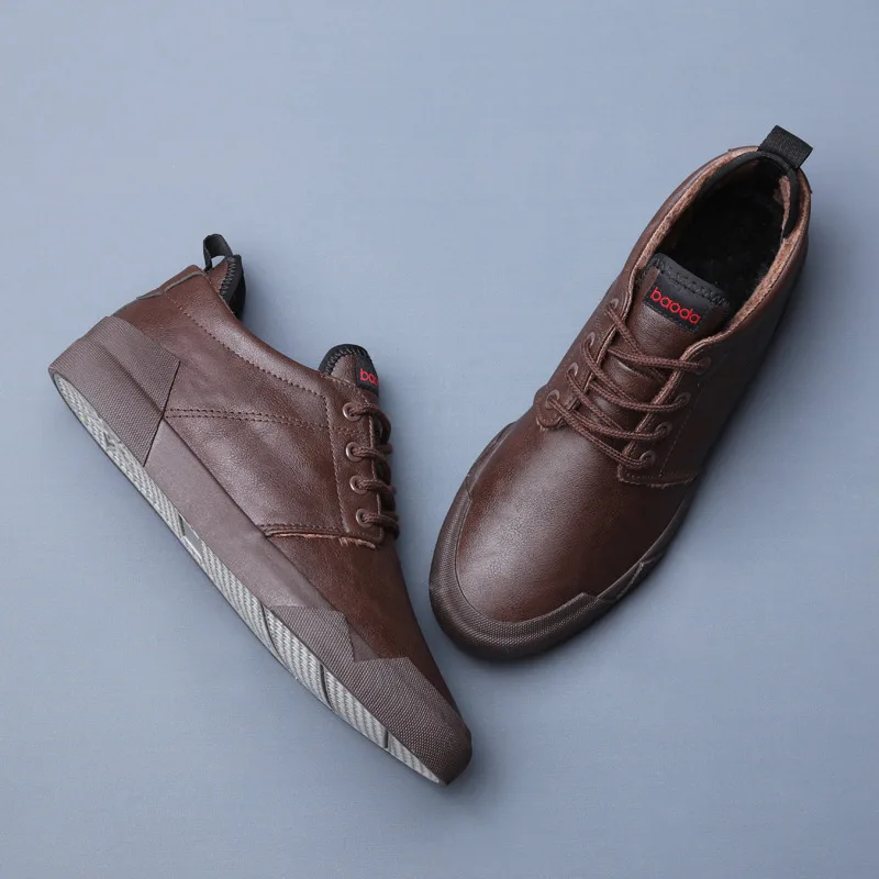 

2021 Men's Winter Fashion Sneakers Man Shoes Driving Shoes Winter Shoes