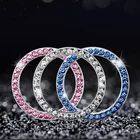 Запуска двигателя автомобиля зажигания кольцо крышки кнопки салонные Аксессуар Чехол для Suzuki SX4 SWIFT Alto LianeГранд витара нового дизайна