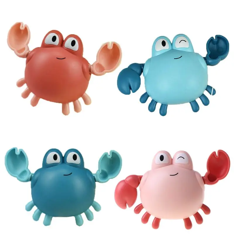 

Новая заводная игрушка-краб для ванны, плавательная игрушка-краб для ребенка, малыша, время ванны, душ для мальчиков и девочек