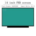 B140HAN04.0 подходит NV140FHM-N49 N48 N3B N4B N4K N4H N140HCA-EAC EBC LP140WF7-SPC1 ноутбук ЖК Экран IPS EDP 30 pin 1920*1080