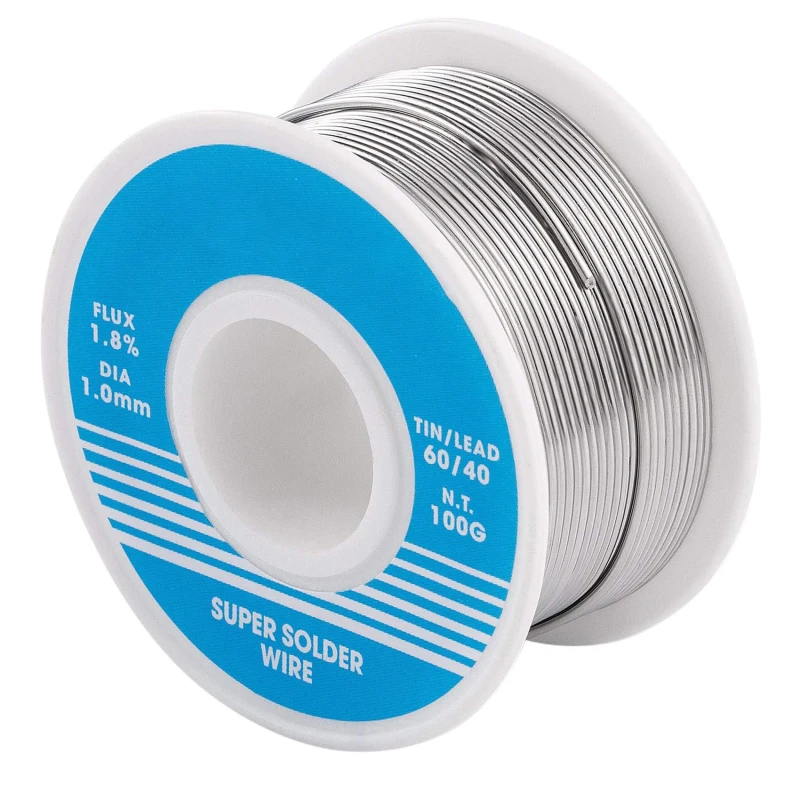 

High Quality Solder Wire Tin Lead Roll Clean Rosin Welding Core Soldering Wire Flux Reel Tube 0.8/1.0mm