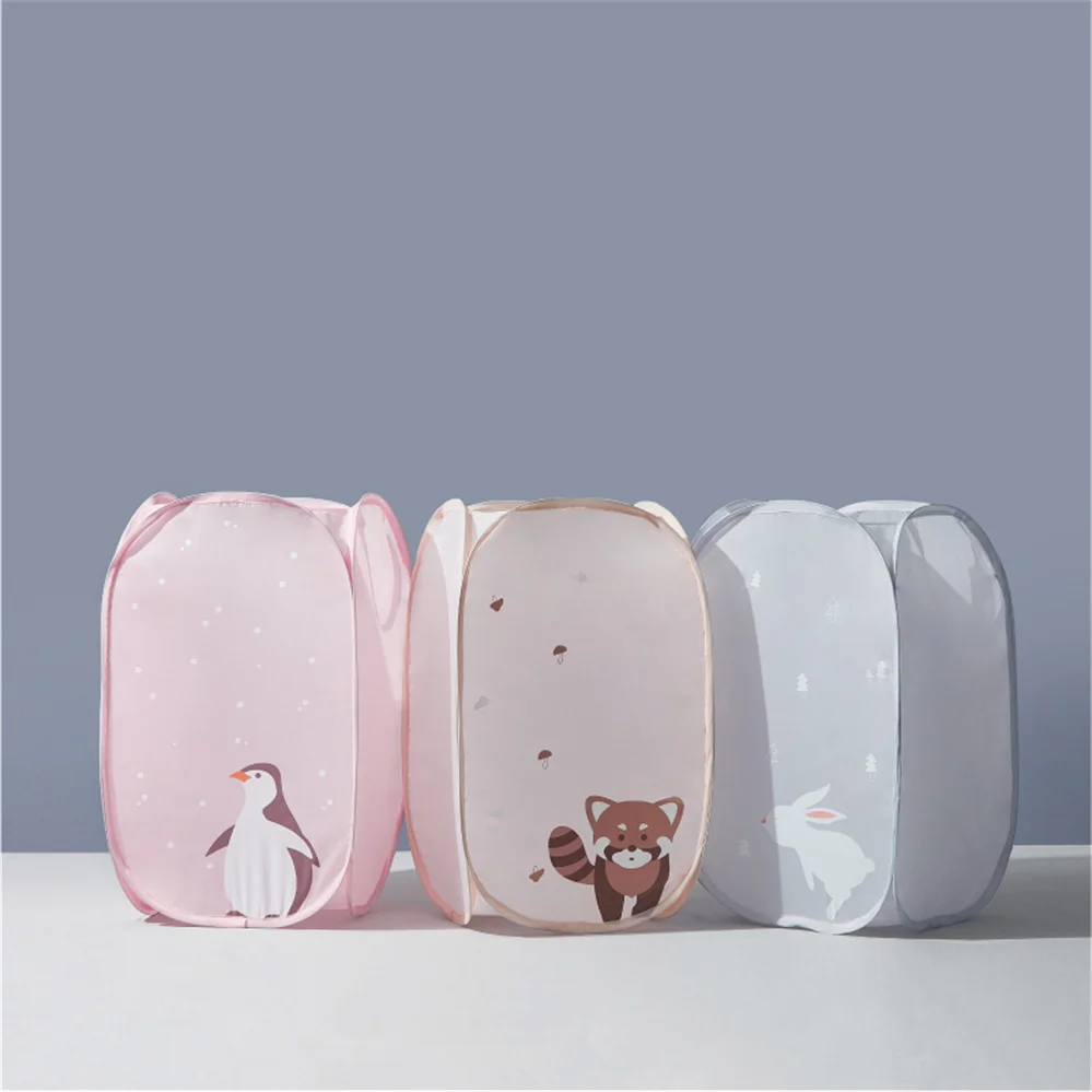 

Storage Bag FoldableClothes Large Capacity Dirty Sorting Basket organizer Mesh Storage Box OrganizeboxHousehold sundriesStora