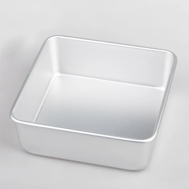 6/8/10 дюймов Алюминий пресс форм с антипригарным покрытием квадратная форма для