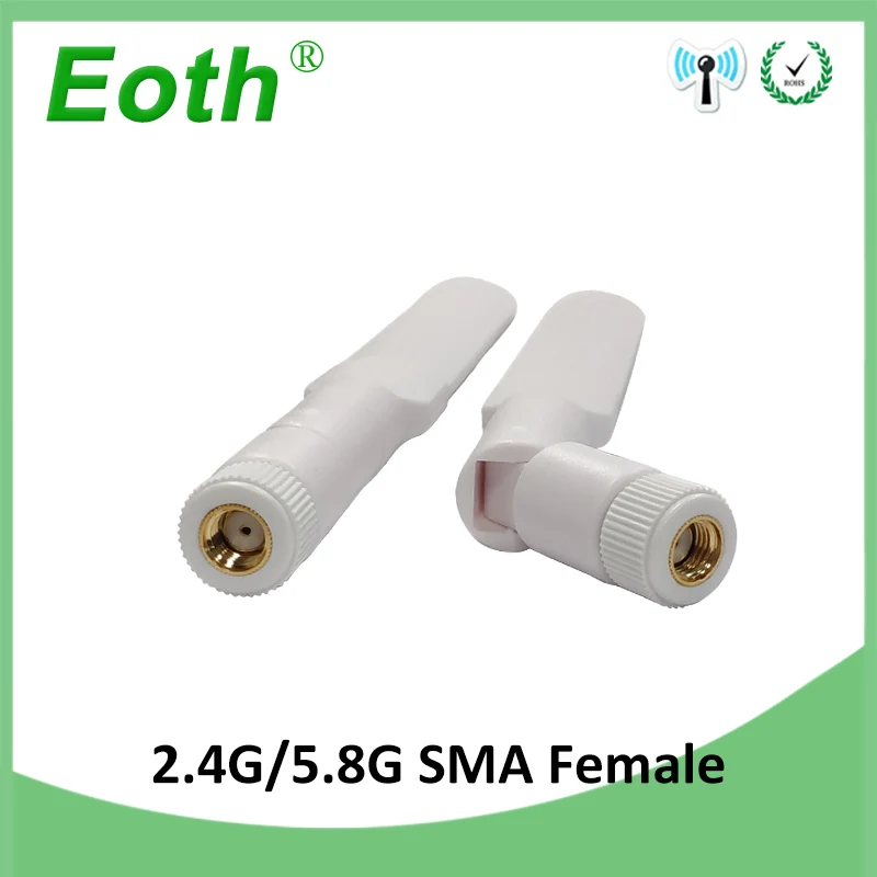 5PCS 2.4GHz 5.8Ghz Dual Band wifi Antenna 8dBi Omni-Directional WIFI aerial SMA female wireless router | Мобильные телефоны и