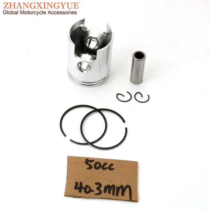 

Мотоциклетный комплект поршней 40,3 мм 47 мм 49 мм для двигателя Yamaha DT50 Enduro DT50X SM TZR DT 50cc R LC 2T AM6 Minarelli