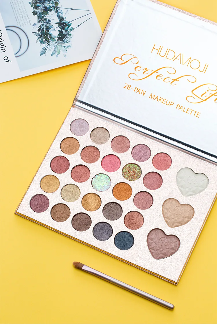 DIKALU COCO VENUS матовые тени для век power Palette Блеск хайлайтер Shimmer Make up Пигмент Тени для век Палитра 35 цветов