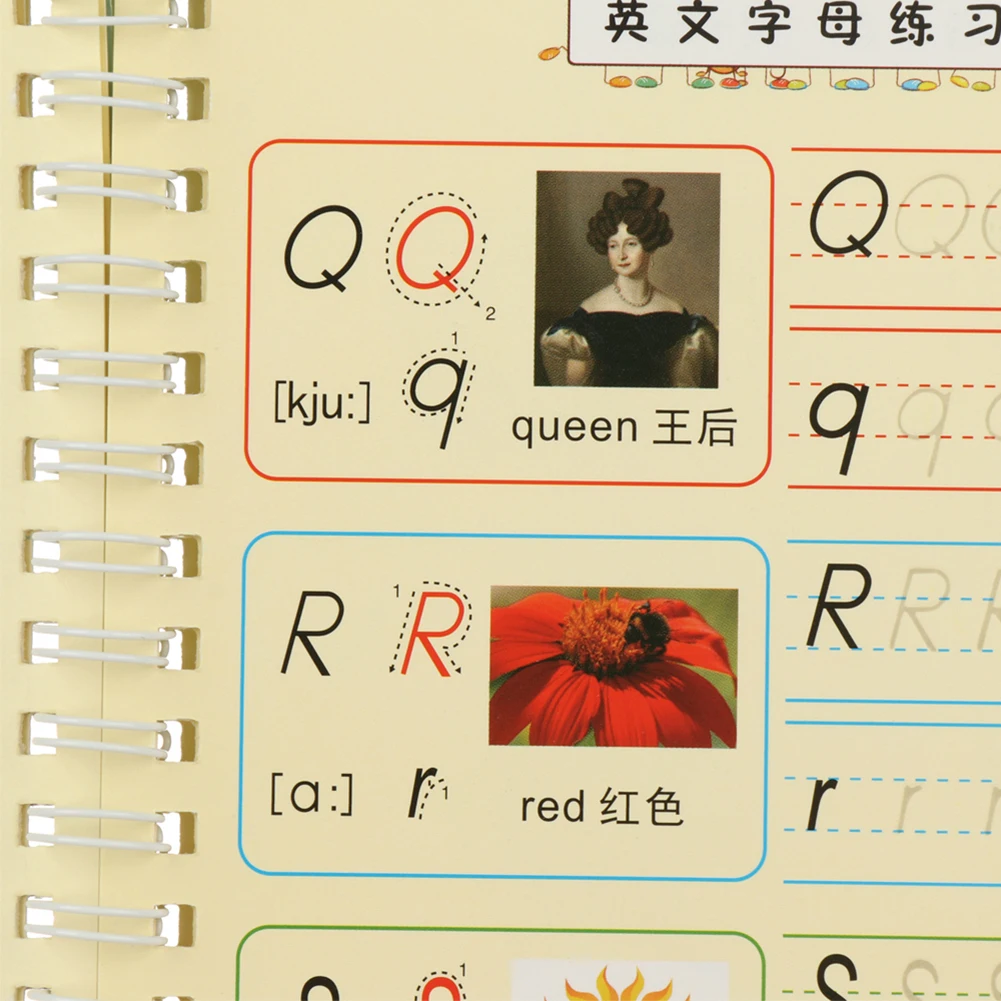 

Reusable Kid Kindergarten Children Copybook Calligraphy Art Supply Practice Book