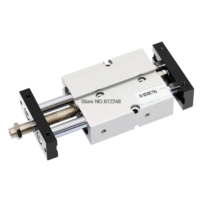 

TNJ20 Bore 20mm Adjustable Stroke Pneumatic Double Axis Double Rode TNJ Cylinder