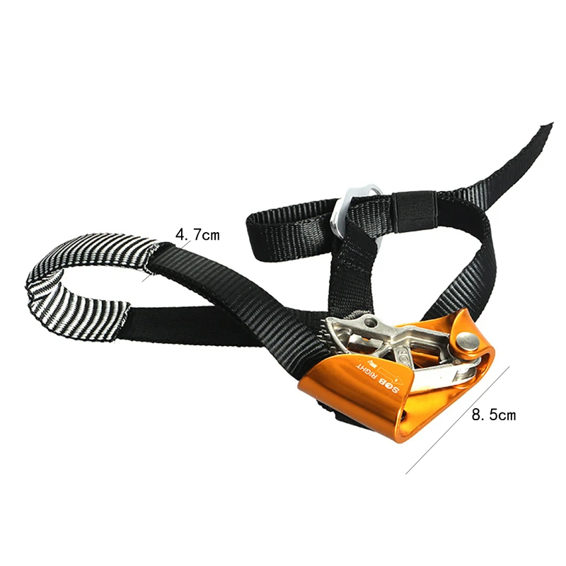 

Outdoor Left & Right Foot Ascender Riser Universal Outdoor Rock Climbing Mountaineering Equipment Gear Safe And Reliable