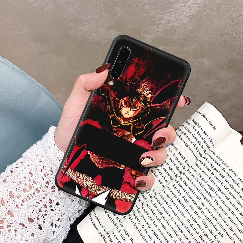 

Black Clover Anime Phone Case For Samsung Galaxy A 5 7 8 10 20 20E 21S 30 30S 40 50 51 70 71 black Funda Fashion Hoesjes Tpu